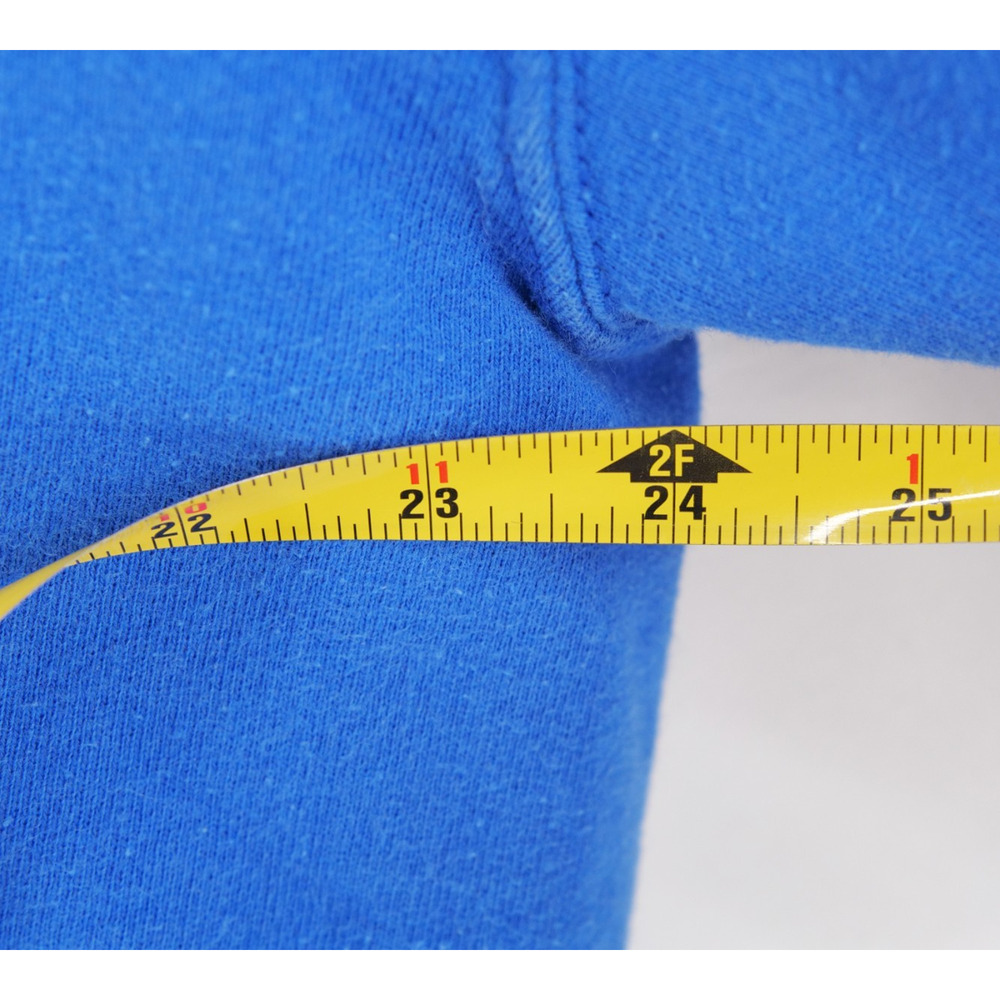 VTG 90s Yamaha Racing Crewneck Sweatshirt XL Blue Fruit of the Loom Made in USA - Picture 4 of 8